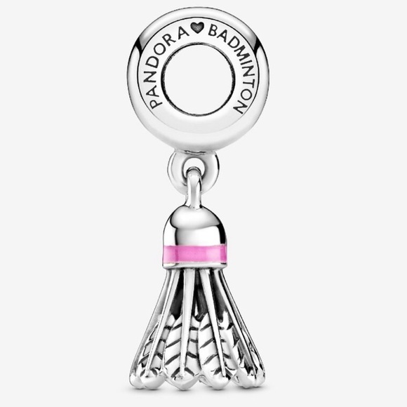 BNWT PANDORA Badminton Birdie Dangle Charm - Picture 4 of 5